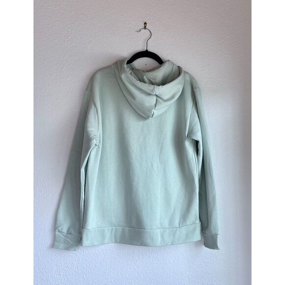 NWT Adidas Women's Essentials Small Logo Feel Cozy Hoodie in Mint Green Size M - Picture 8 of 16